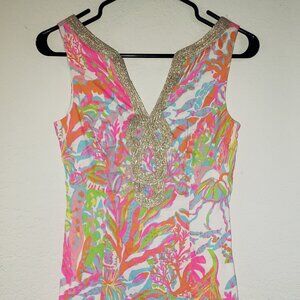 Lilly Pulitzer Scuba to Cuba Janice Shift Dress. Size 0